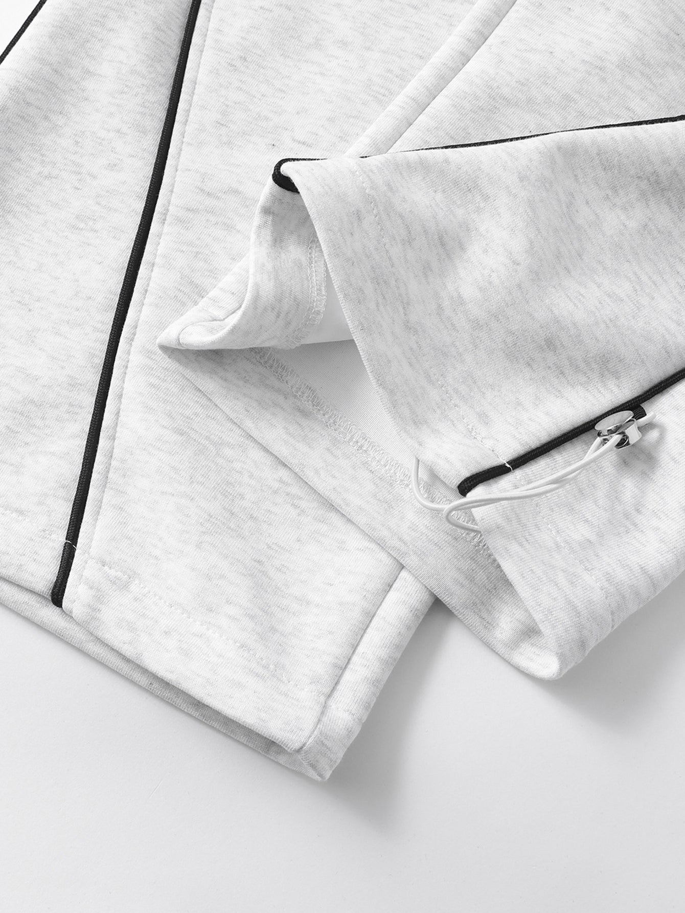 Stripe Wide-Leg Baggy Sweatpants