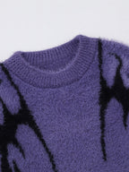 Gothic Printed Knit Sweater