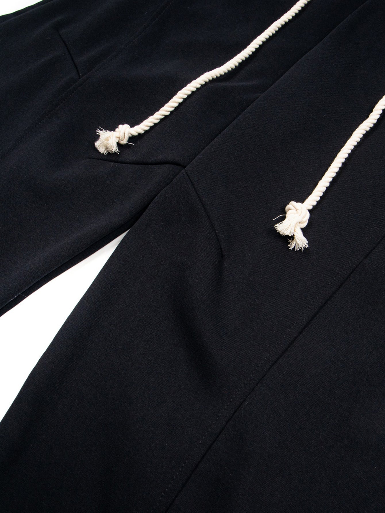 Wide-Leg Baggy Sweatpants With Drawstrings