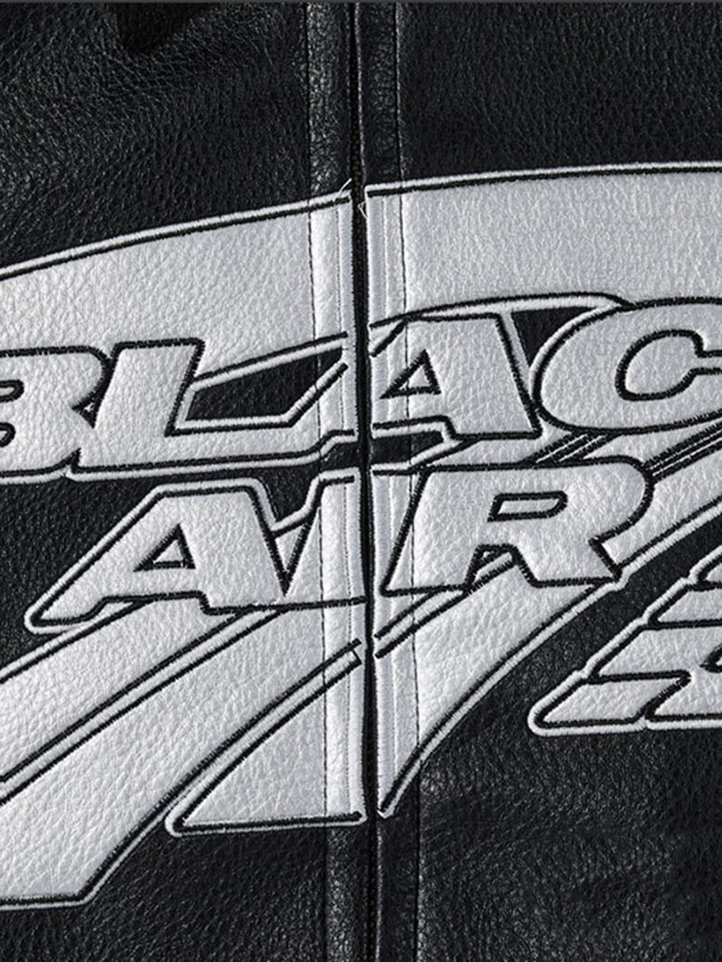 Black Air Techwear Leather Jacket
