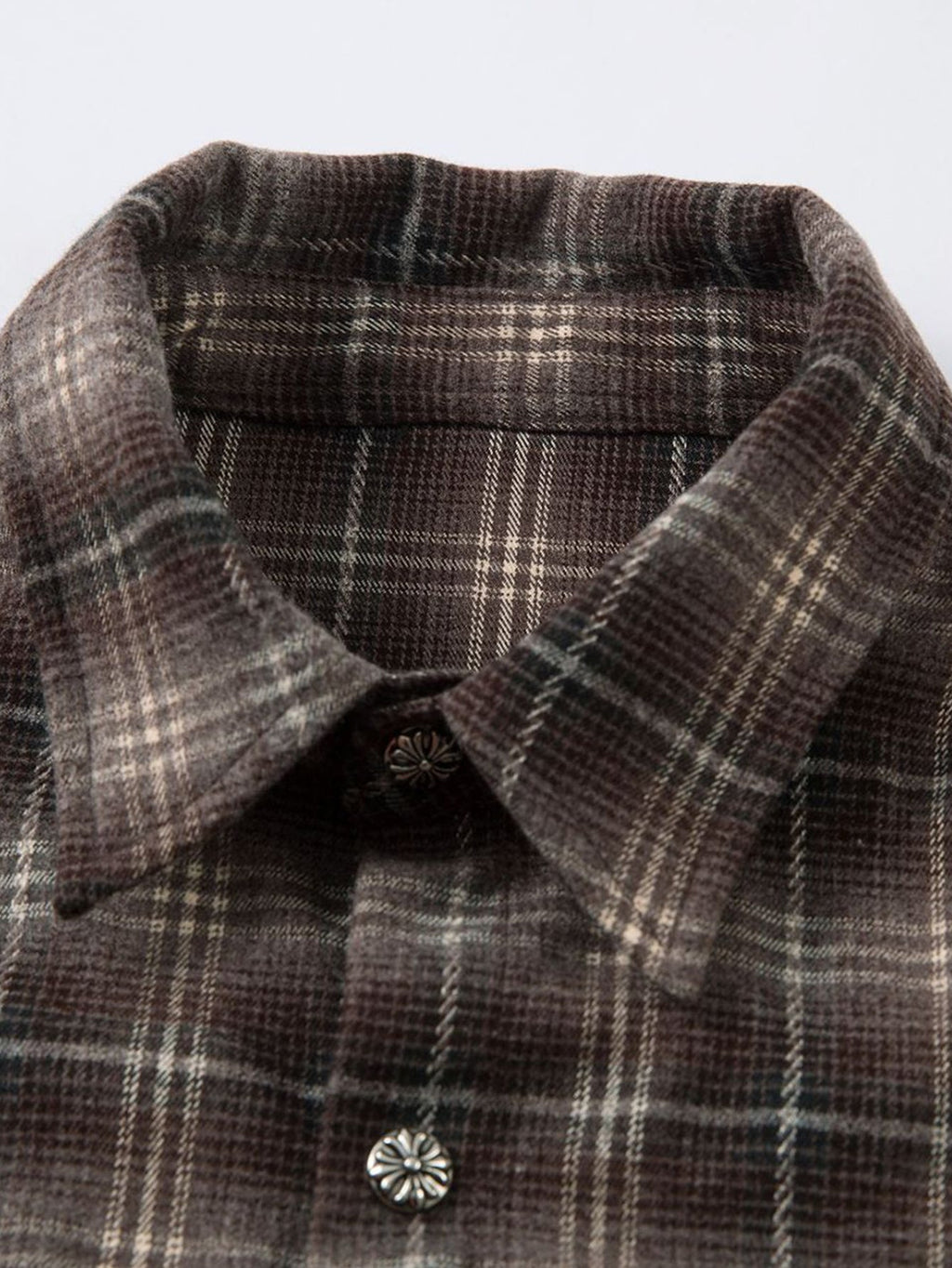 2 In 1 Distressed Plaid Shirt