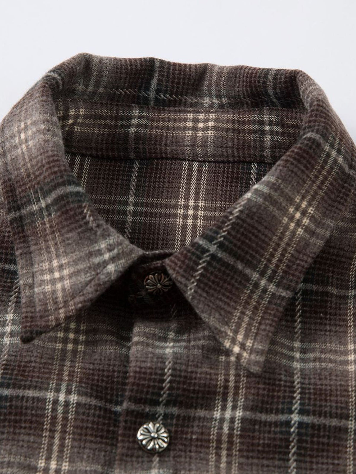 2 In 1 Distressed Plaid Shirt
