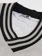 DH Print V Neck Sweatshirt