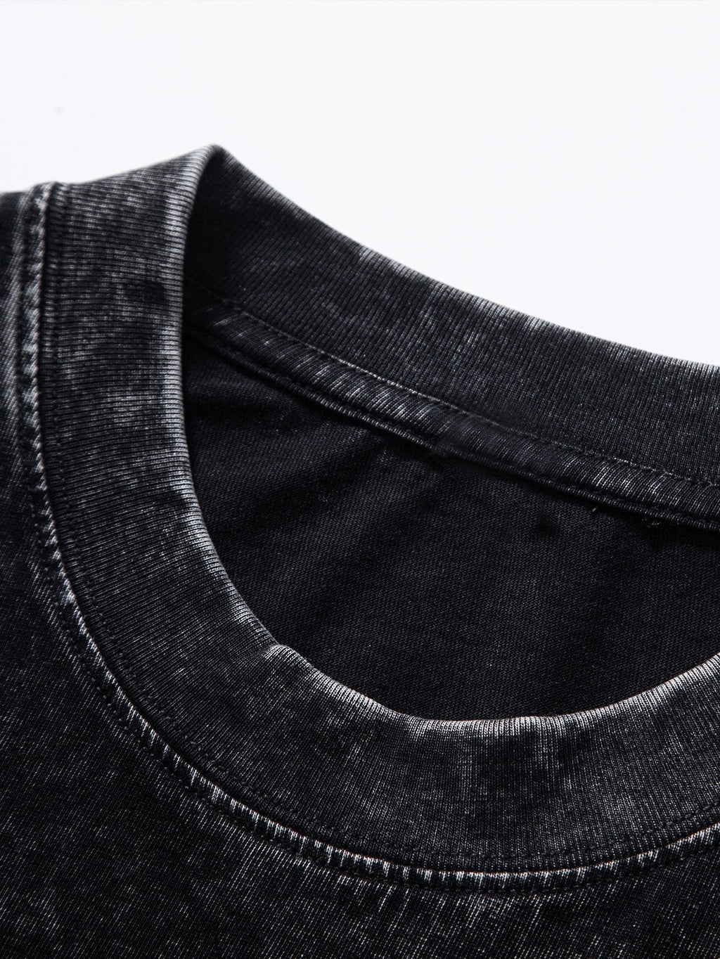 Bear Print Washed Drop Shoulder Oversize T-Shirt