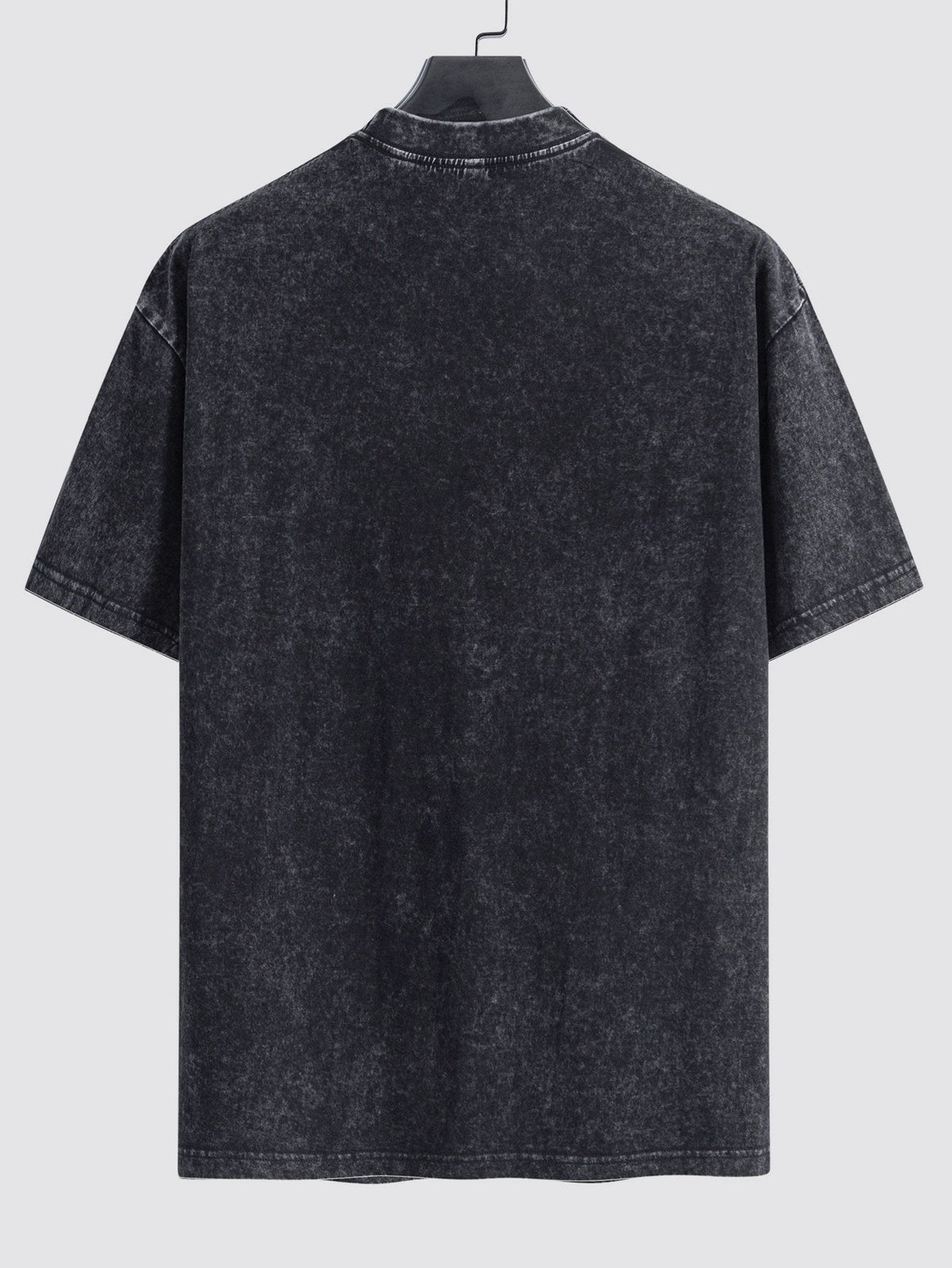 Chicago Basketball Print Washed Drop Shoulder Oversize T-Shirt
